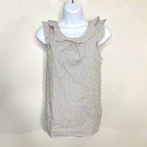 J CREW WOMEN'S STRIPED BLOUSE